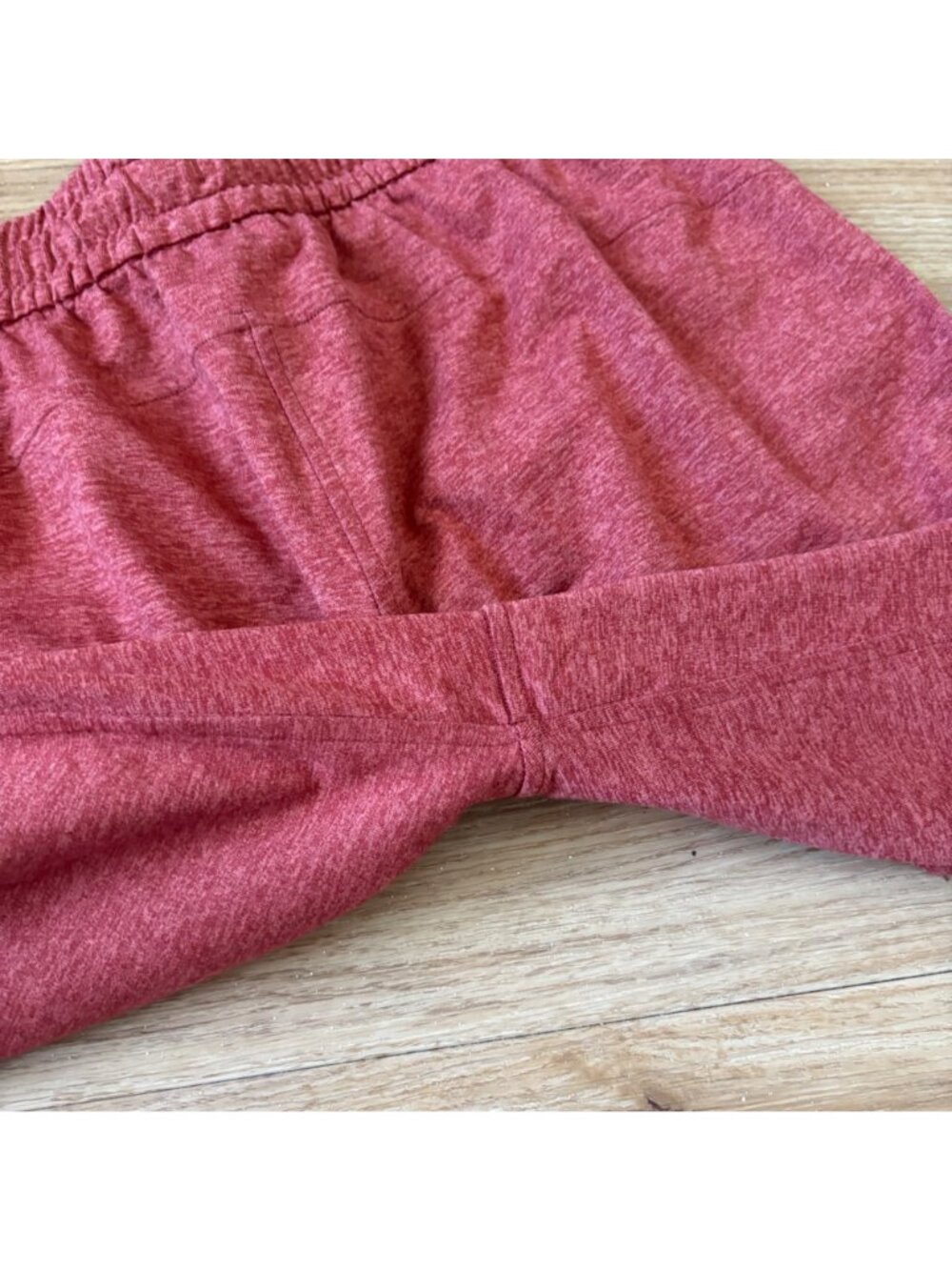 Lululemon Athletic Soft Jersey Classic Fit MR Joggers Heathered Orange Size 4 - Picture 7 of 10